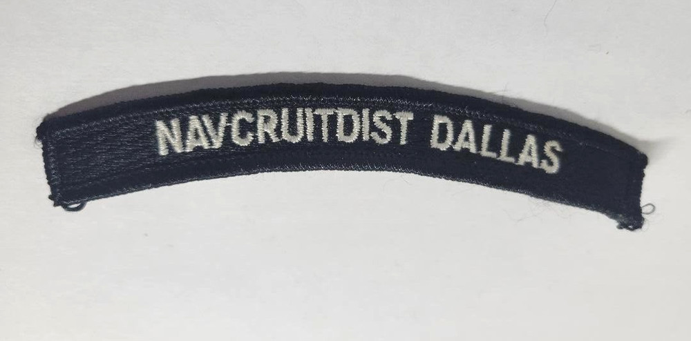 US Navy NAVCRUITDIST DALLAS Navy Talent Acquisition Group Segment Patch