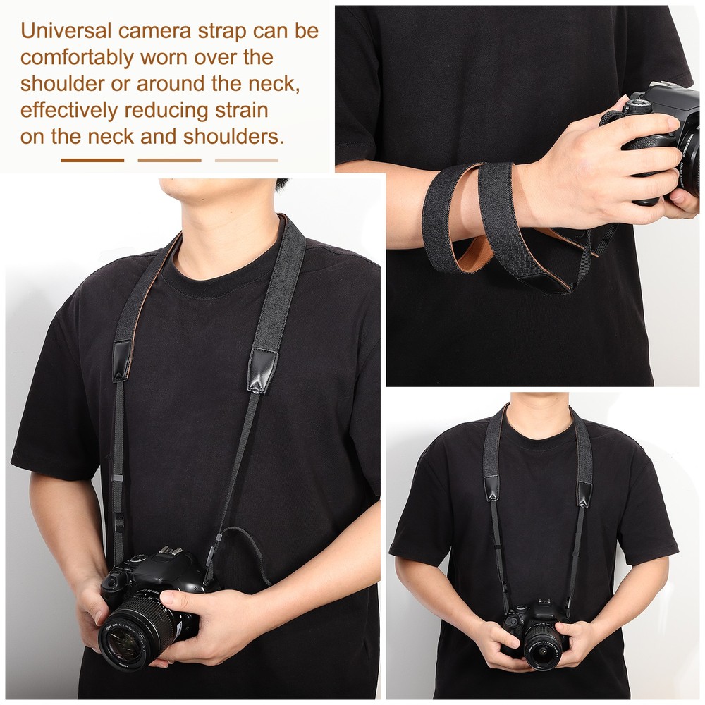 Camera Strap, 1.2" Width Nylon Adjustable Neck Shoulder Strap, Green