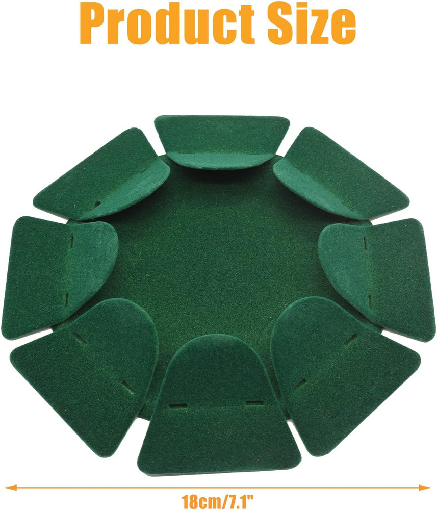 Green Golf Putting Cup, All-Direction Practice Hole, Flocked Surface for Indoor