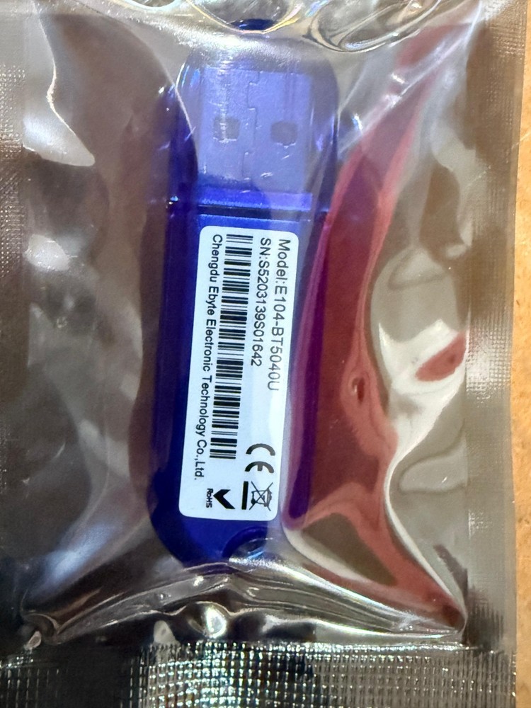 Programmable USB Dongle E104-BT504U — SlimeVR / IoT / nRF52840 Dev Dongle