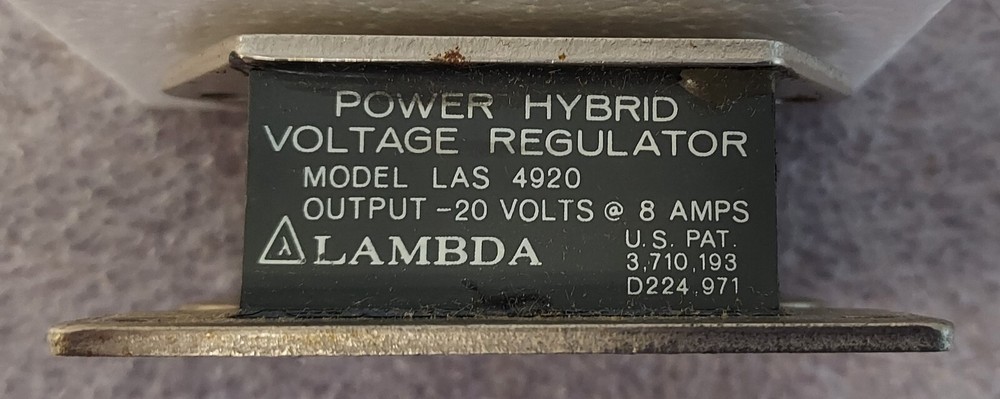 '1 PIECE' - PN# LAS-4920 - LAMBDA - REGULATOR, VOLTAGE