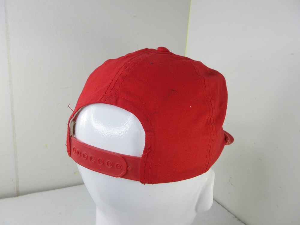 Vintage Ramcon Engineering Contracting Hat Rope Snapback Cap Red Flat Bill
