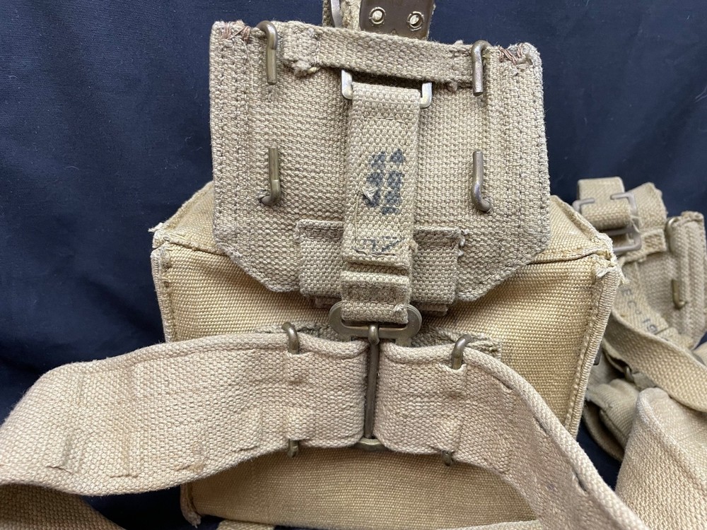 WW2 Officer's Webbing Set - 48" Complete WW2 British Army in Superb Condition