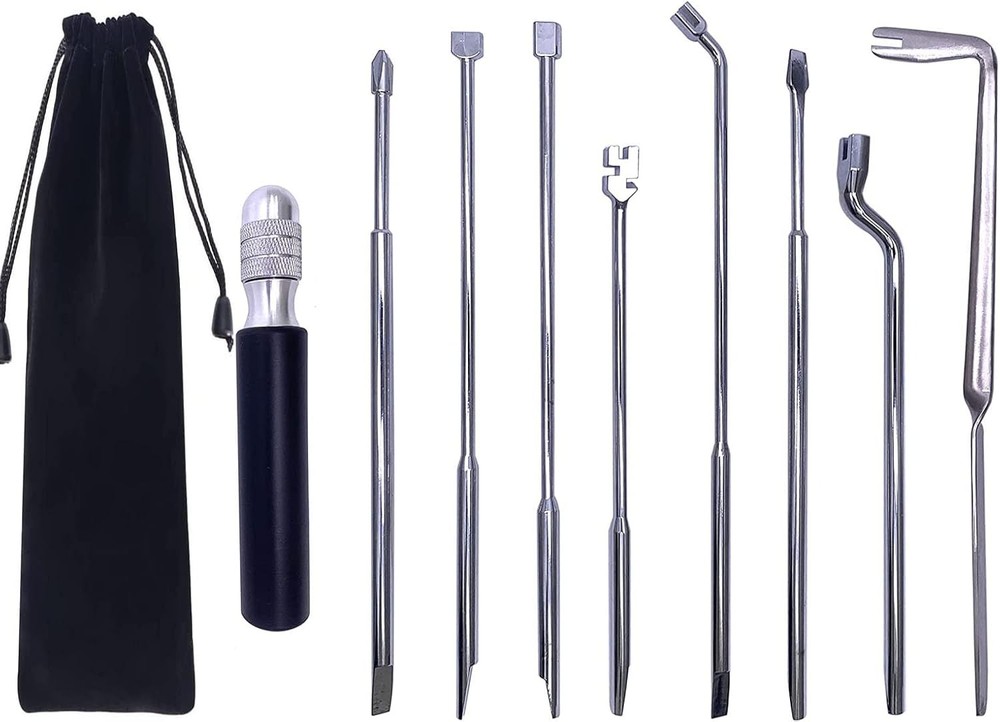 Piano Repair Tool Kit Regulating Tools Including Screwdriver 9 Pcs