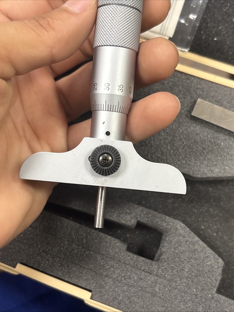 Mitutoyo 0.01 Depth Micrometer Used 1x Excellent Condition