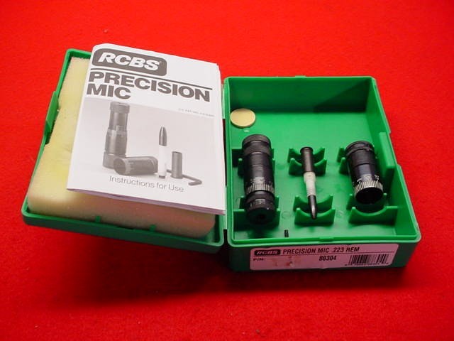 RCBS- .223 Rem.- Precision Mic w/Instructions - Nice !!