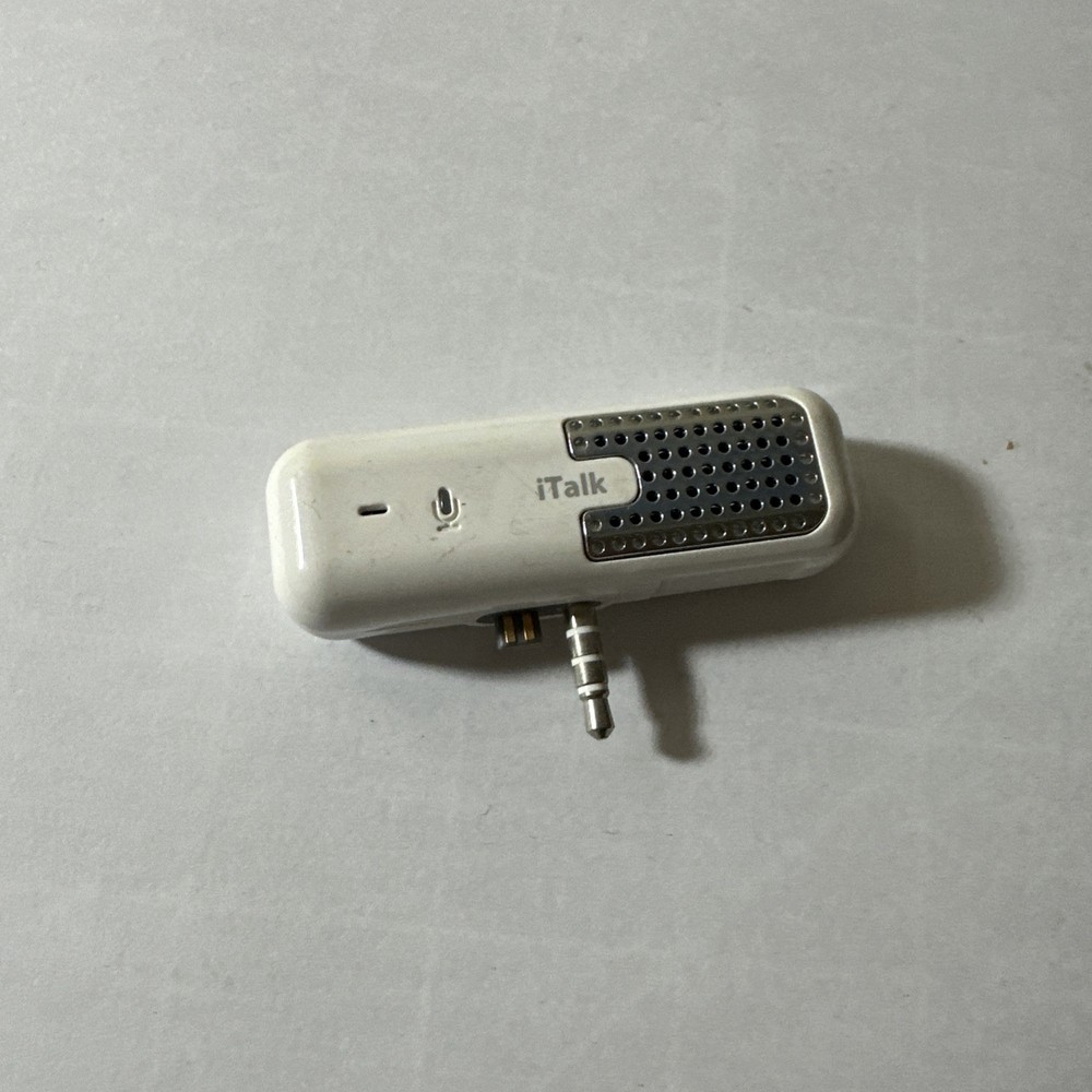 Griffin iTalk Voice Recording unit for iPod IPODS UNTESTED AS-IS recorder 30 pin