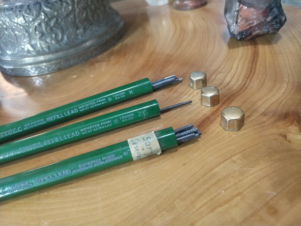 Faber Castell Refill Leads H. Used.