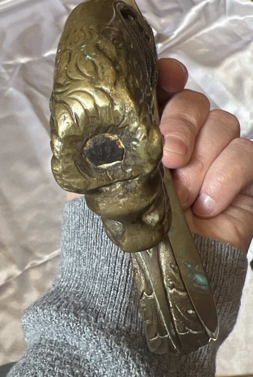 Antique German Officer Dress Sword Lion Head Pommel Solingen c.1900