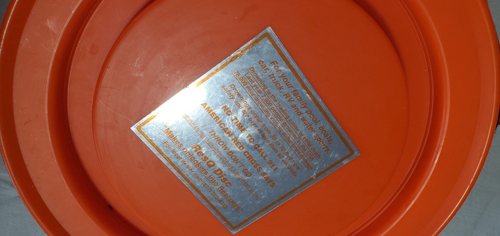 ResQ Disc Water Emergency Throwable Float, Without Bag