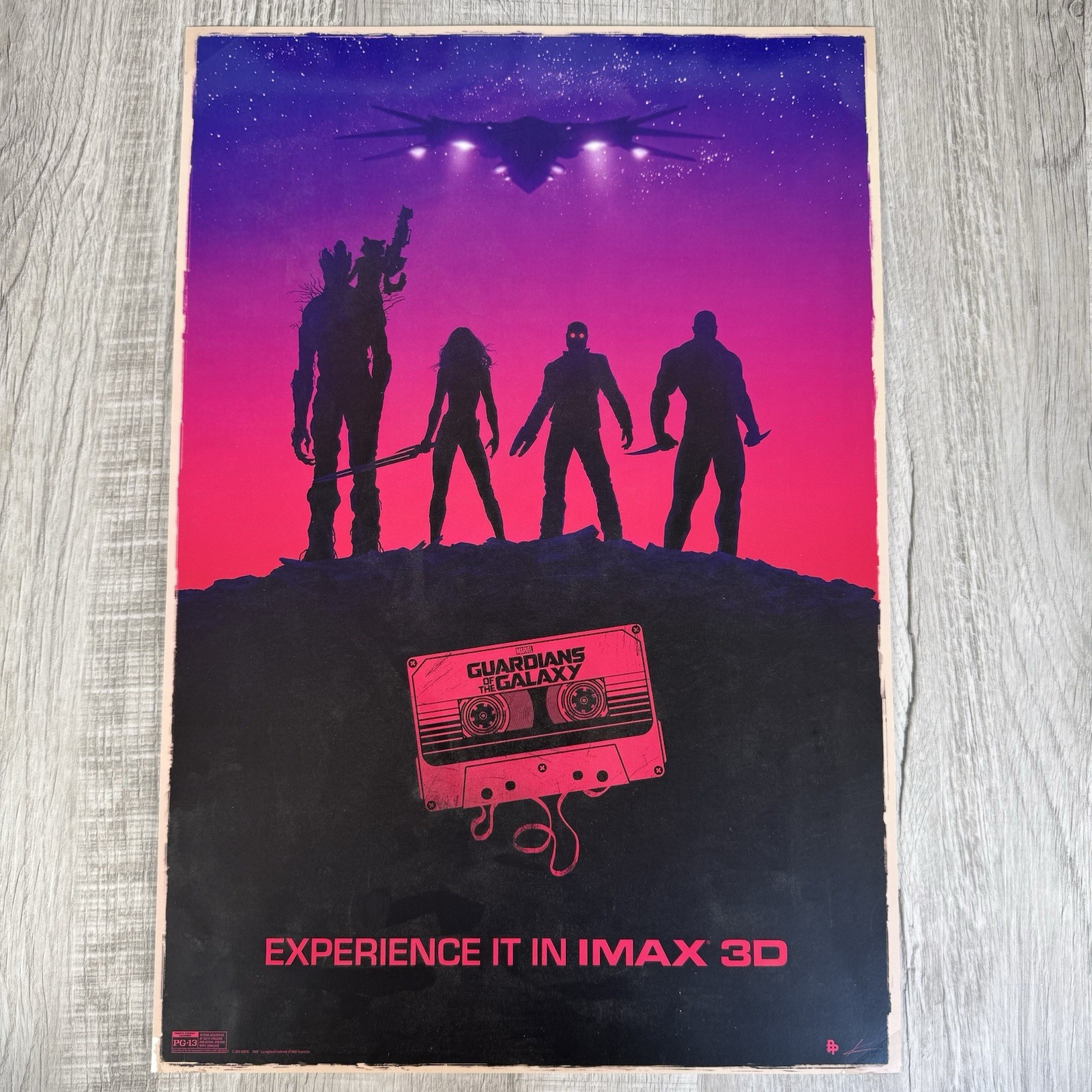 Lot of 5 Movie Promo Posters; Avengers Age of Ultron, Suicide Squad, Guardians