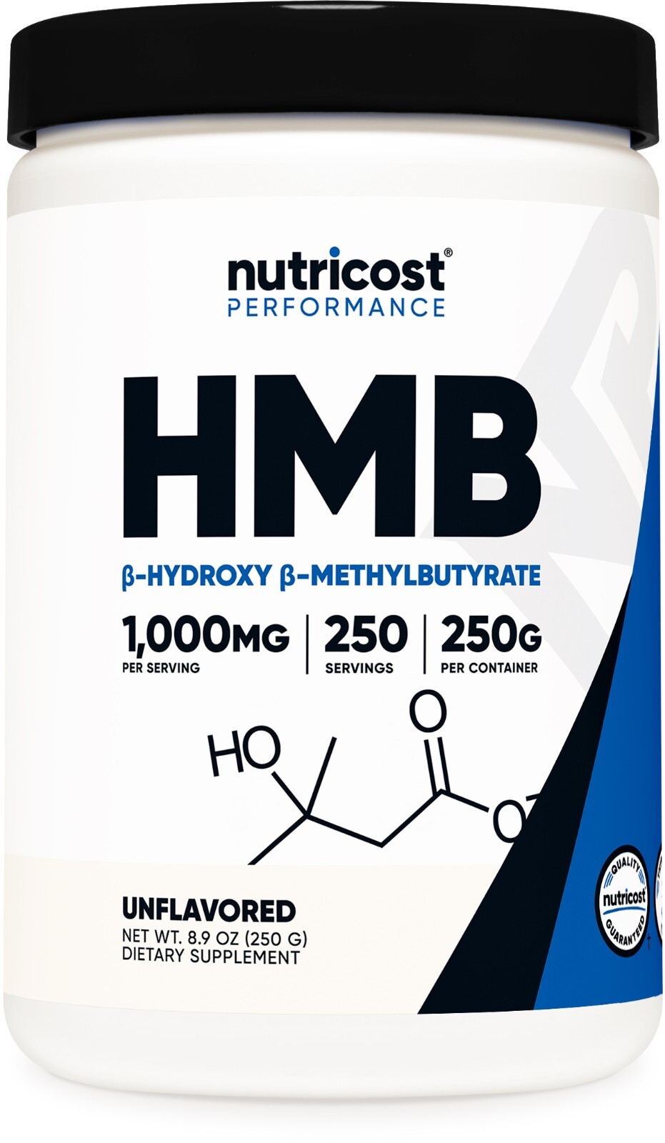Nutricost HMB Powder (Beta-Hydroxy Beta-Methylbutyric) 250 Grams