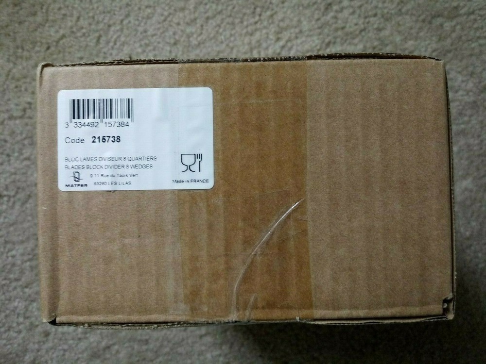 Matfer 215738 Chef Fruit/Vegetable Wedger, 8 Segment Blade Block Replacement