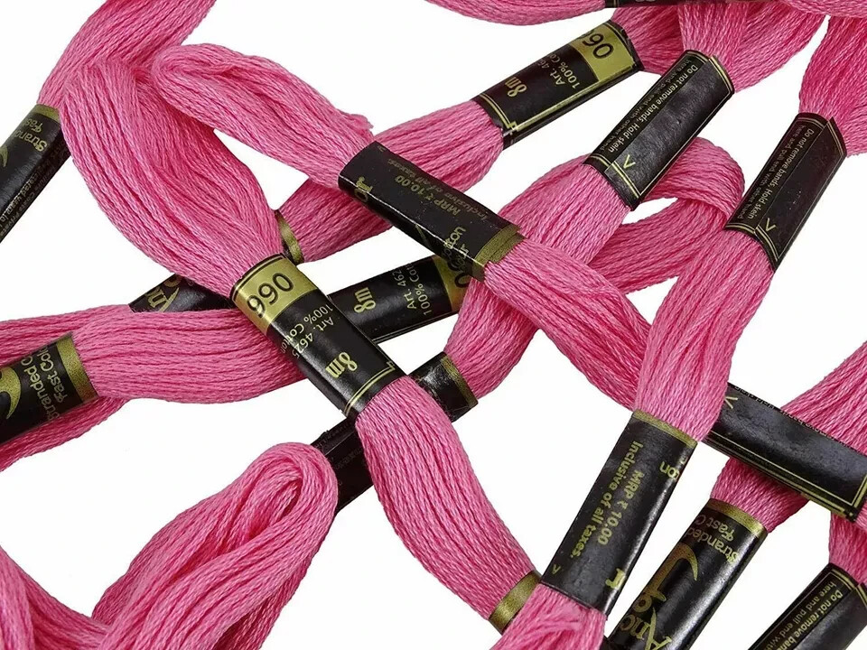 Anchor Thread Cross Stitch Threads Stranded Cotton Hand Embroidery Floss Pink