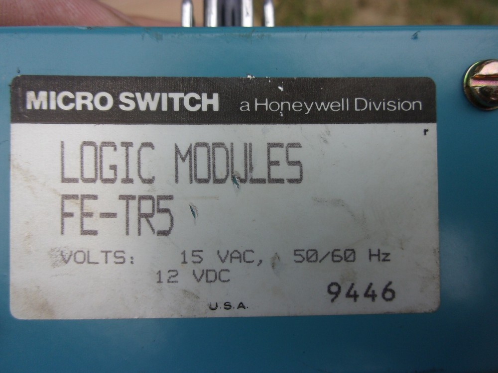 Honeywell Micro Switch FE-TR5 Photoelectric Sensor Control TR Logic Module Delay