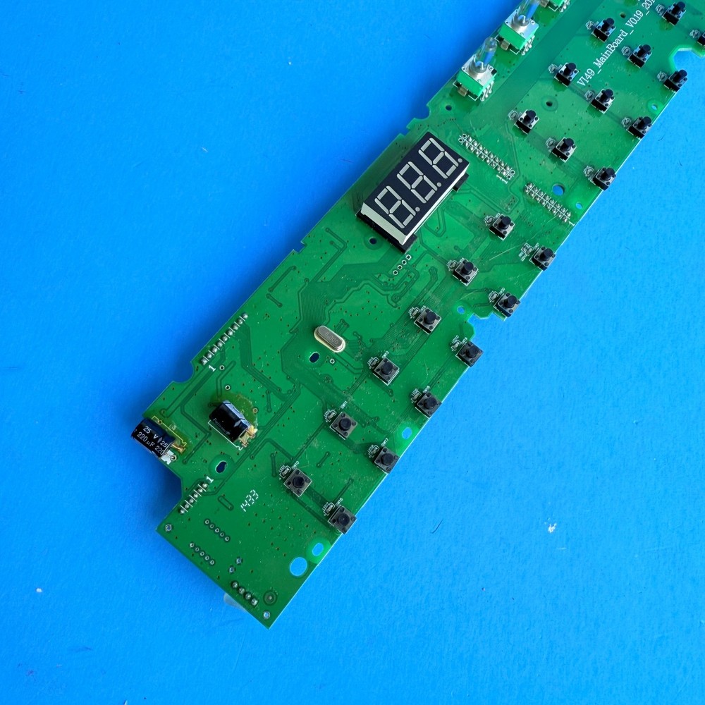 ALESIS VI49 MIDI Keyboard Controller OEM Part: Knobs Display Main Board PCB