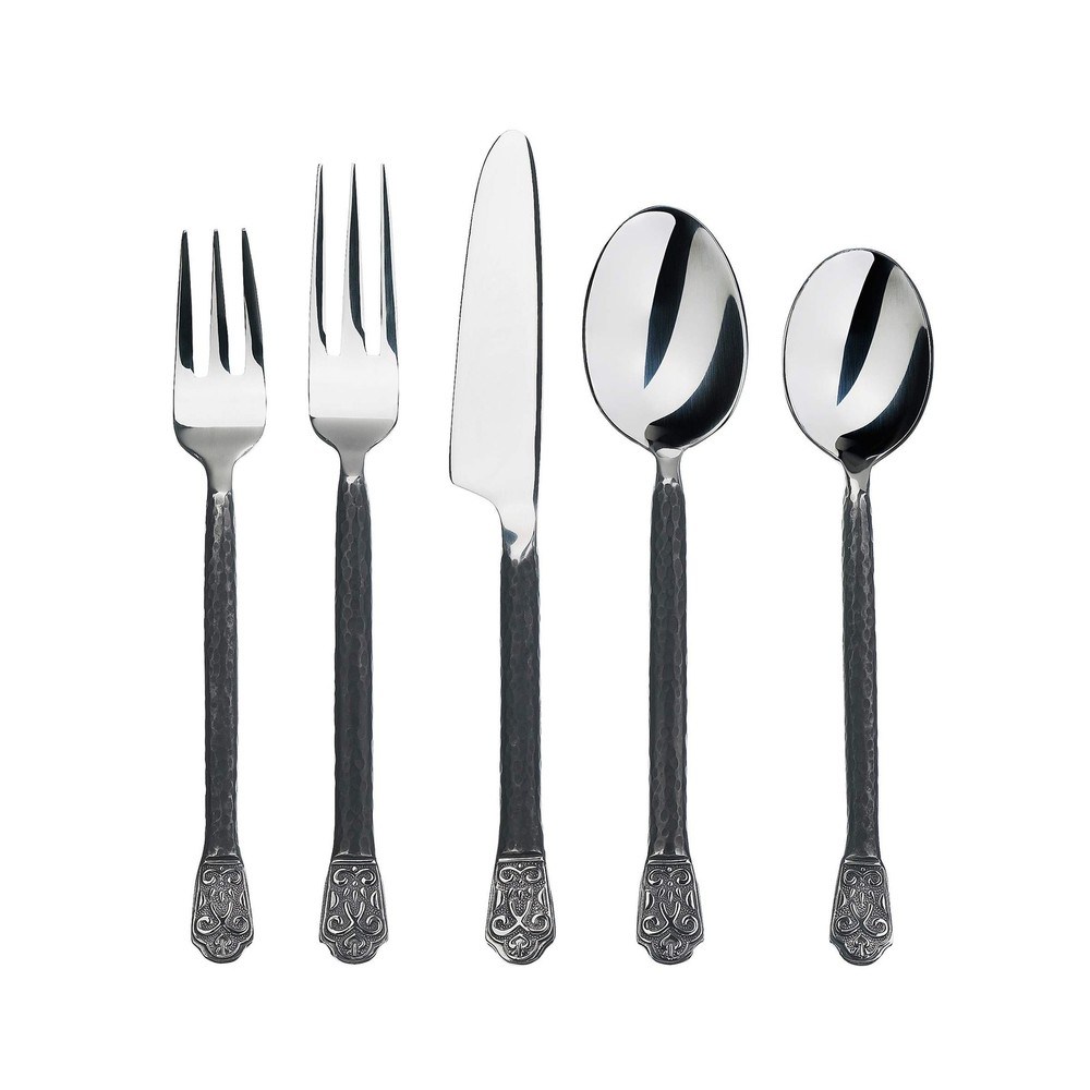 Gourmet Settings Avalon 20-Piece Flatware Set, Service for 4 20pc Flatware Set