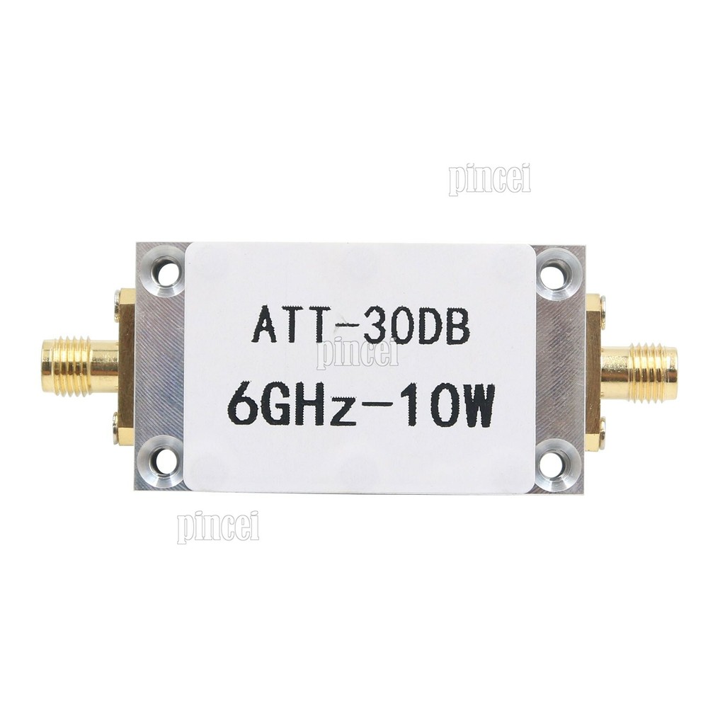 10W 30DB RF Attenuator SMA Fixed Attenuator for Power Meter Spectrum Analyzer