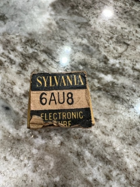 Sylvania Electronic Tube 6AU8 NOS