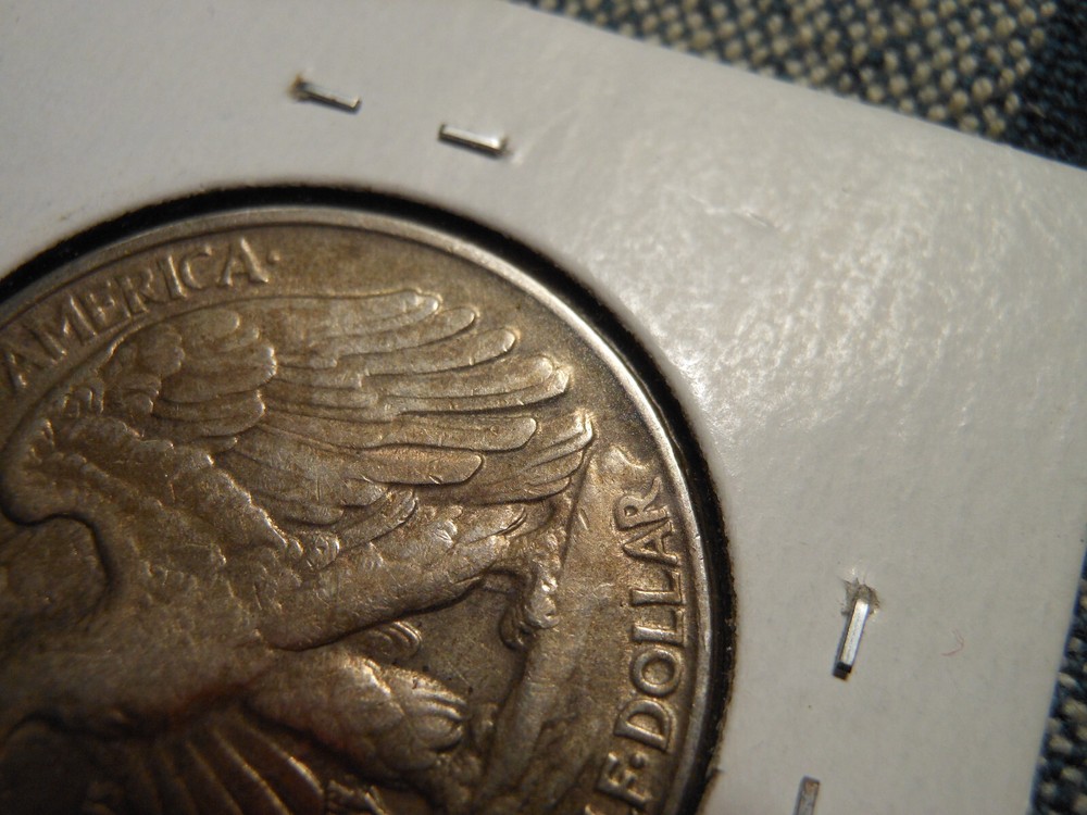 EXTREMELY RARE 1944-P *Missing Des. Initials* Walking Liberty Half Dollar Silver