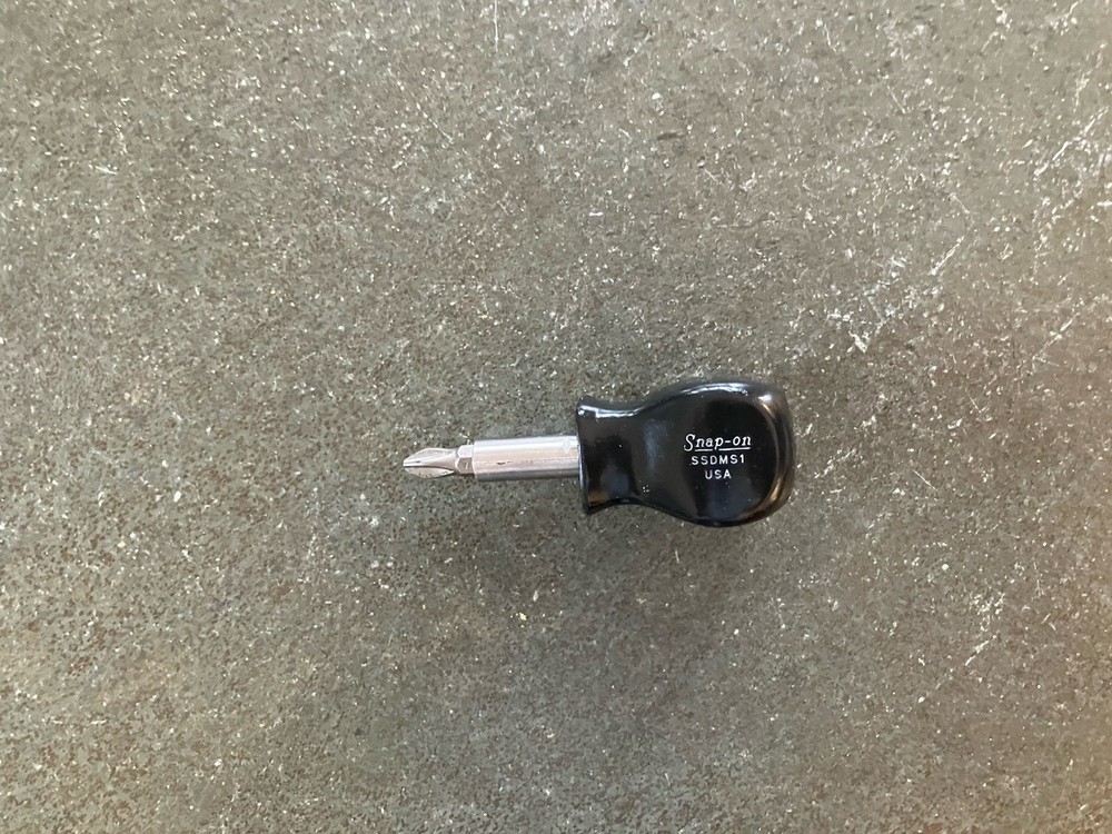 Snap-on SSDMS1 Stubby Magnetic Bit Driver With Phillips P2 Bit /  USA
