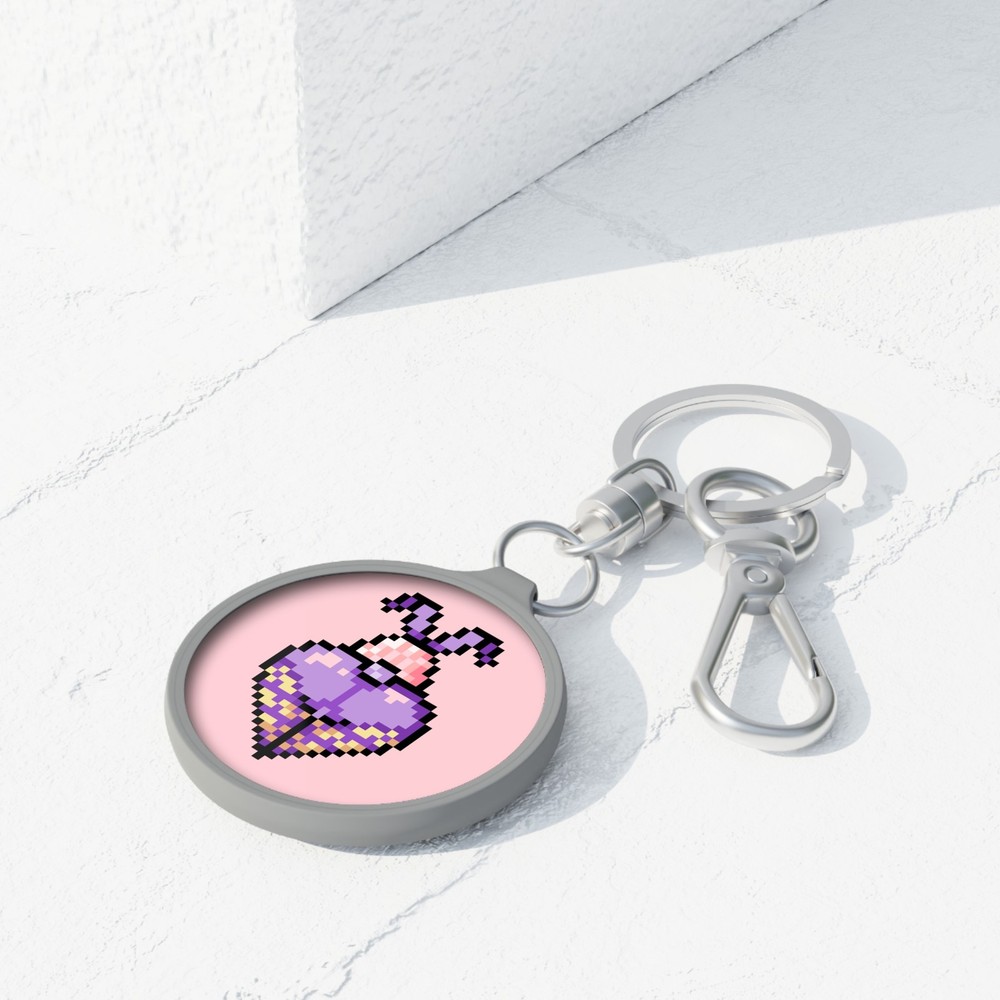 Cosplay bunny butt Pixel Butt Keyring Tag