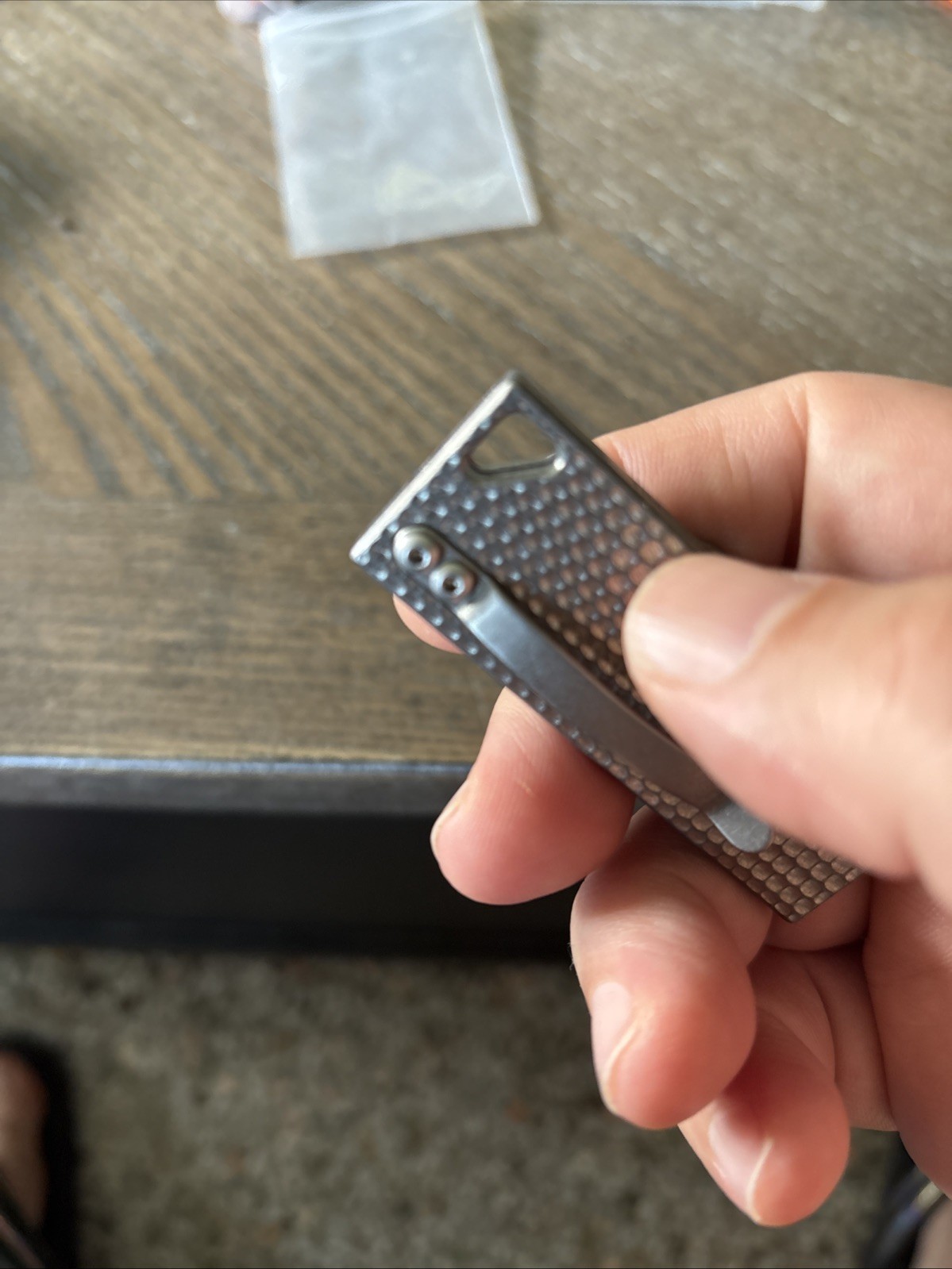 CountyComm Maratac MaxMadCo Utility Knife Blade Gen 1 Full Titanium Slide Lock