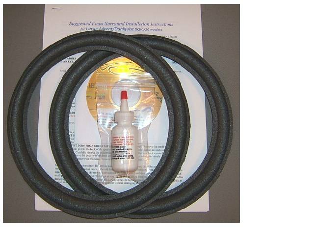 Large Advent, New Advent, Original Advent Foam Surround Speaker Repair Kit