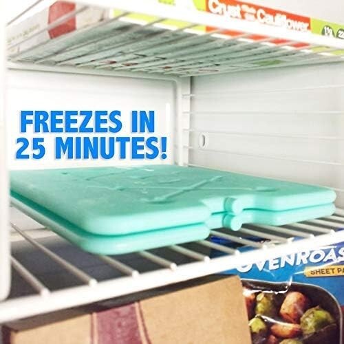 Kona Thin Ice Packs - Large, Thin Cooler Ice Packs - Reusable - (Set of 20)