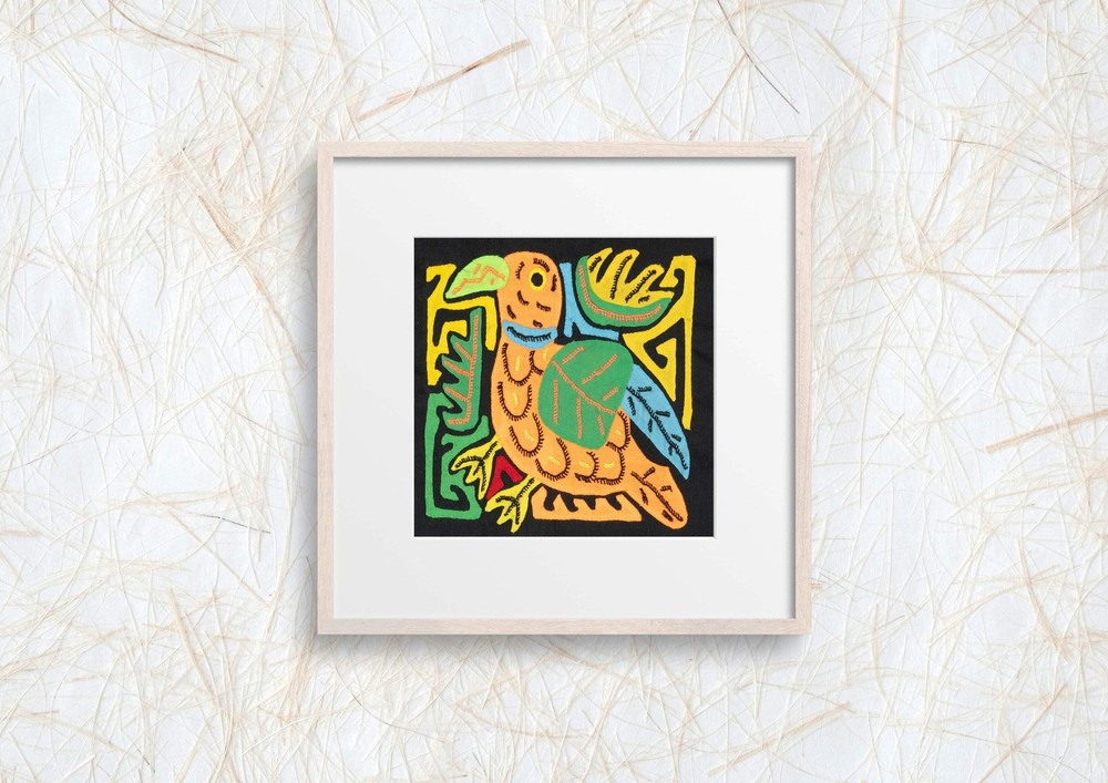 Multicolor Orange Bird Molita