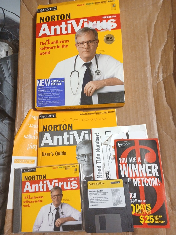 Symantek Norton Antivirus Version 5.0 (1998)