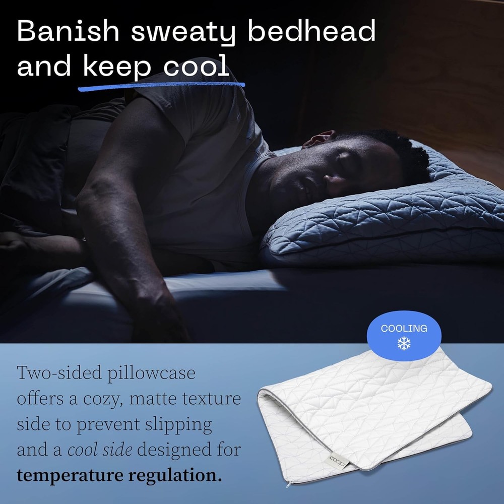 Cool Side Pillowcase, Queen Size Cooling Pillow Case