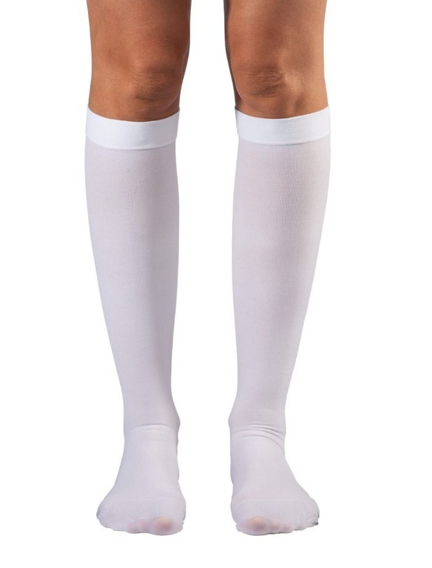 L/XL Compression Socks (White)
