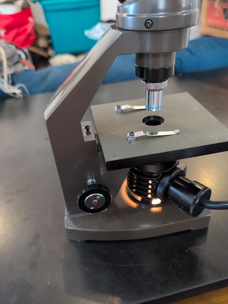 Swift Instruments Microscope With Objective 10 0.25 TESTED