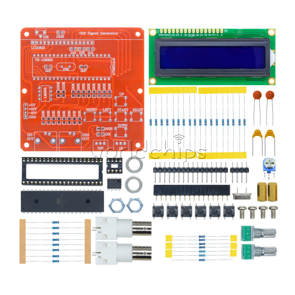 AVR DDS Function DDS Signal Generator Module Sine / Triangle / Square Wave DIY