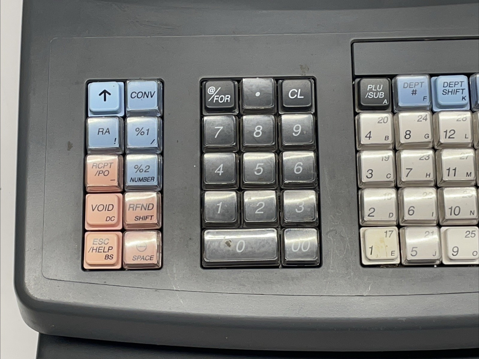 Sharp XE-A22S Electronic Cash Register Thermal Print Tested No Key Read Desc