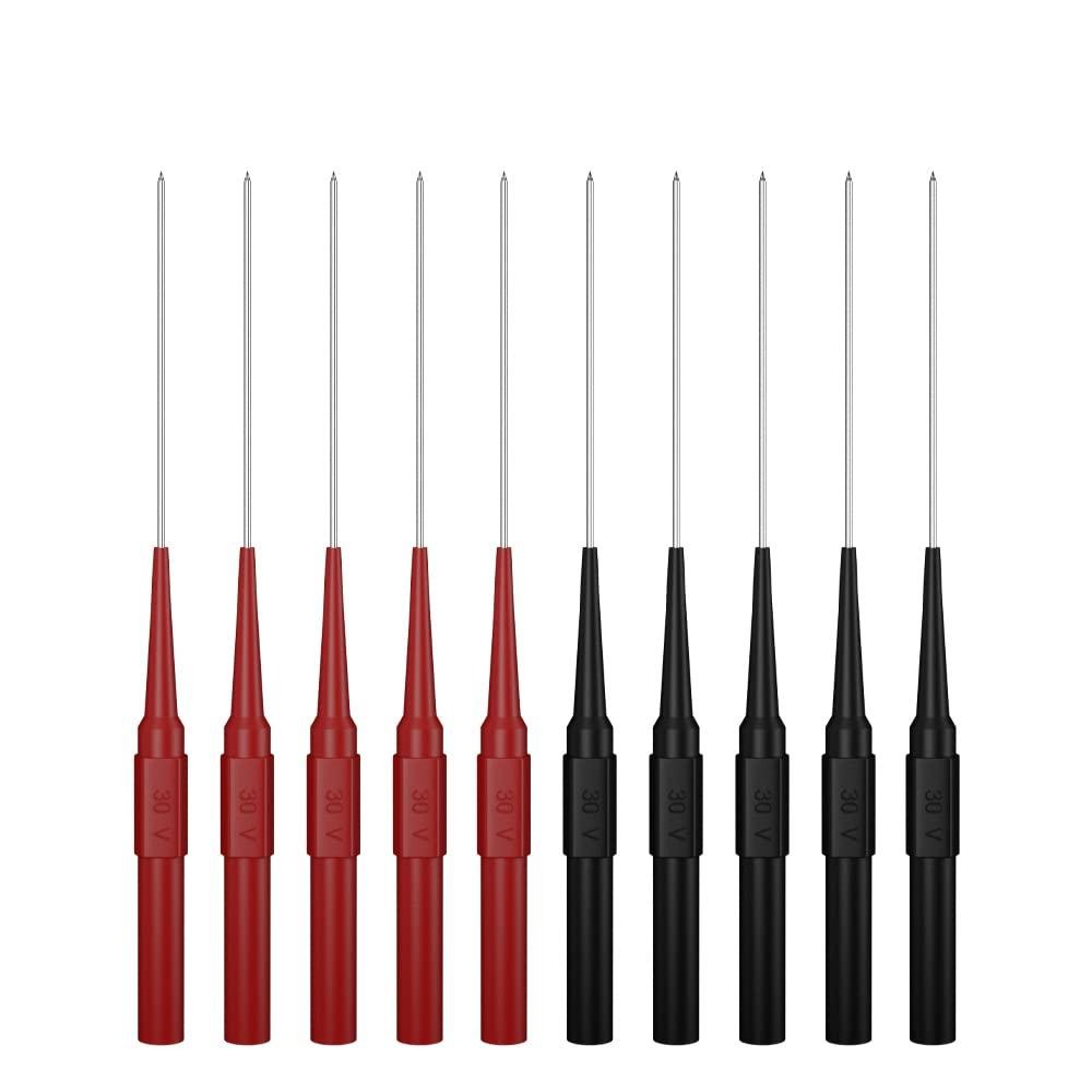 10/20PCS Multimeter Back Probe Sharp Needle Test Lead Extension Banana Plug