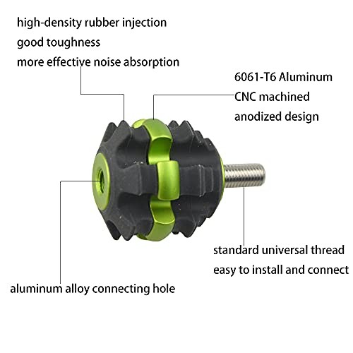 Archery Stackable Bow Stabilizer Ball Reduce Shock Absorber Balance Bar Purple