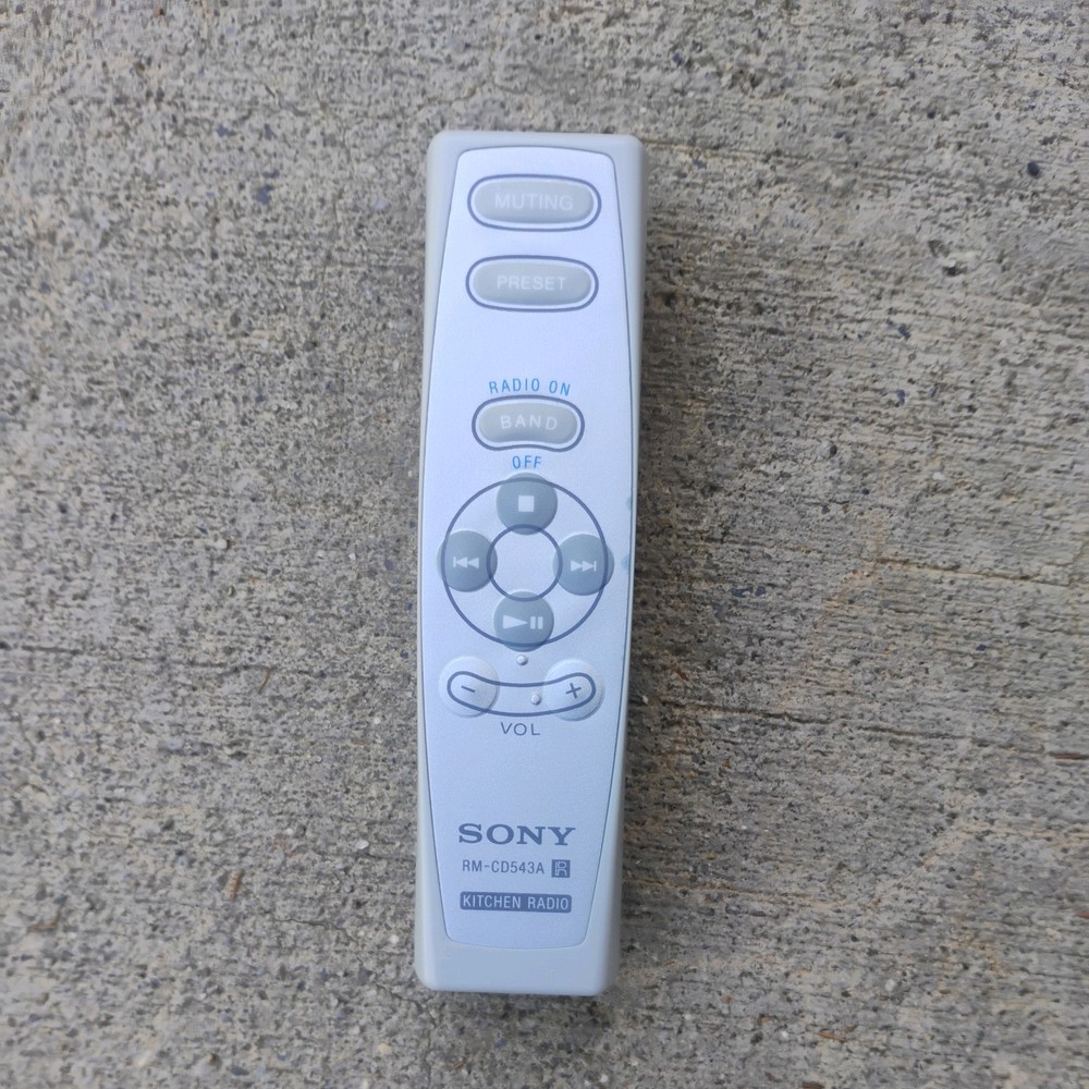 Sony RM-CD543A Kitchen CD Radio Remote