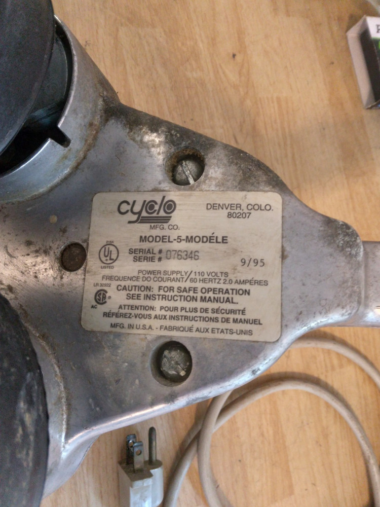 Cyclo Model 5 Professional Dual Head Polisher Buffer