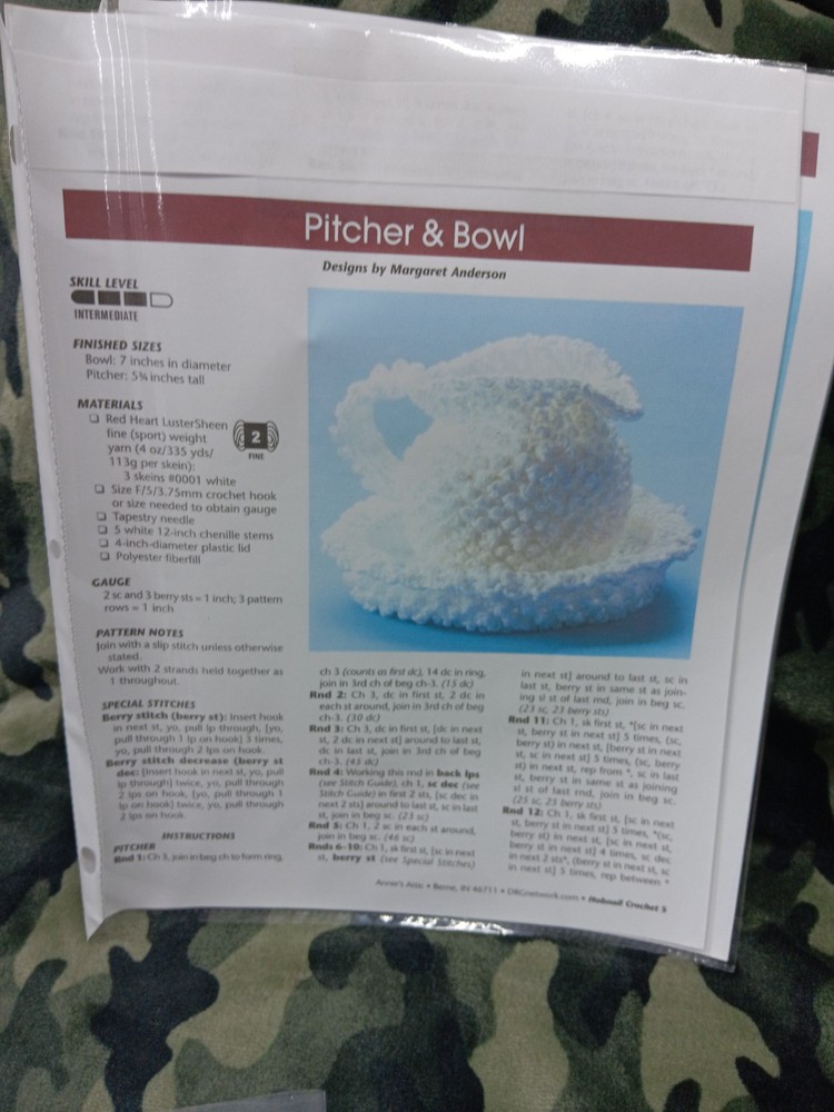Crochet Patterns Bundle Loose Leaf Annies Attic 9 Projects Sleeve Romantic '07