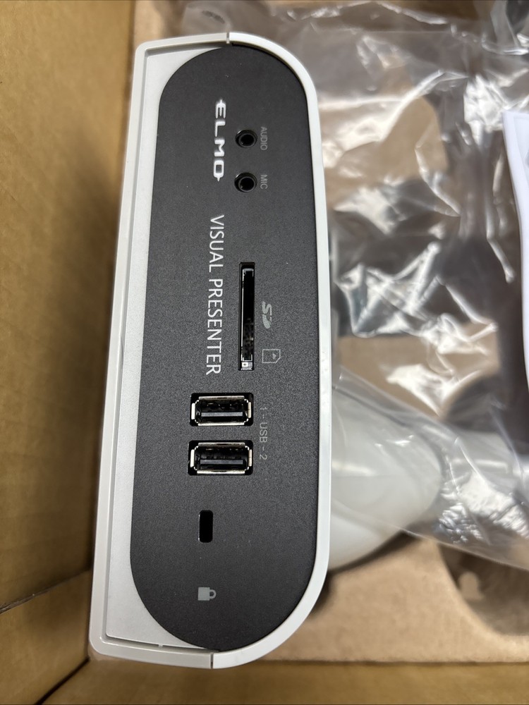 Elmo TT-12W Visual Presenter NIB Projector Missing AC Adapter Incomplete