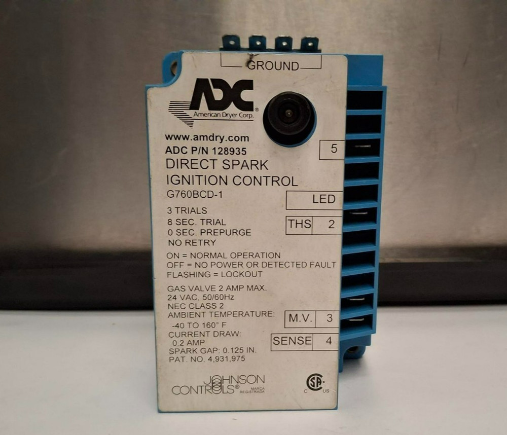 ADC Direct Spark Ignition Control (Ignitor)  P/N: 128935  [Used]