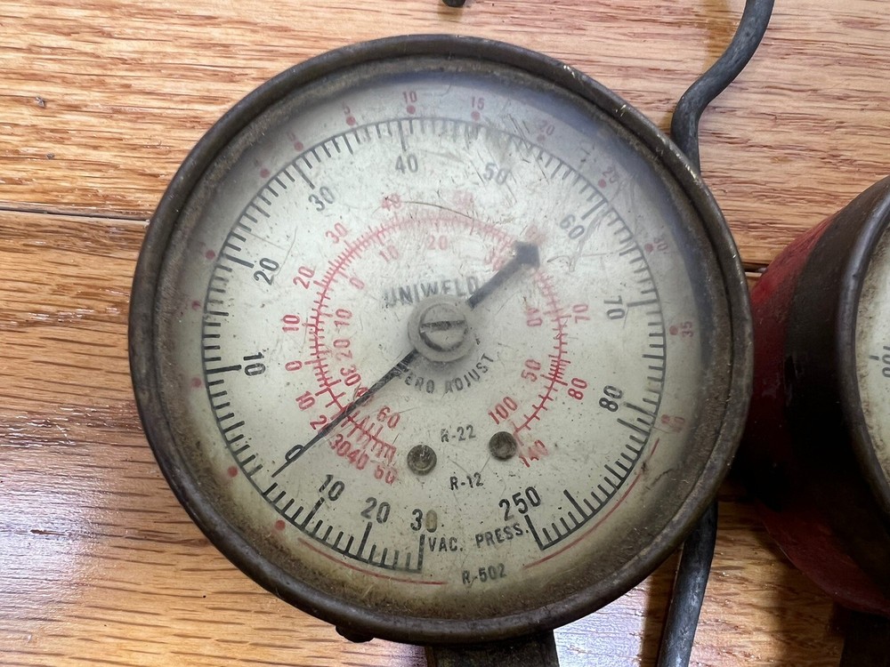 Vintage Uniweld HVAC Guages Untested