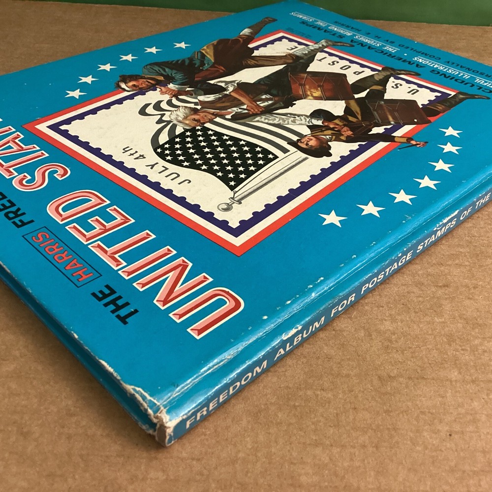 1970 H.E. Harris Freedom Stamp Album for the United States, no stamps