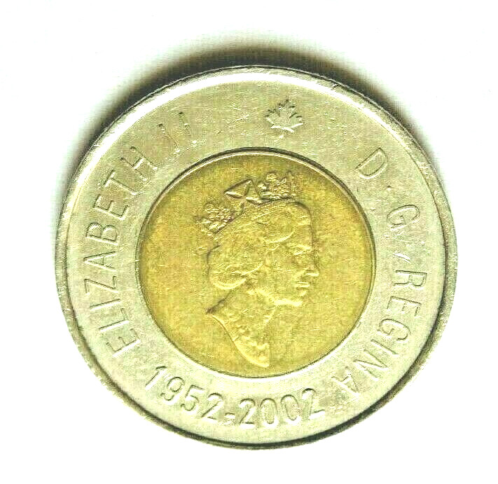 CANADA 2002 TWO DOLLAR COIN CIRCULATED