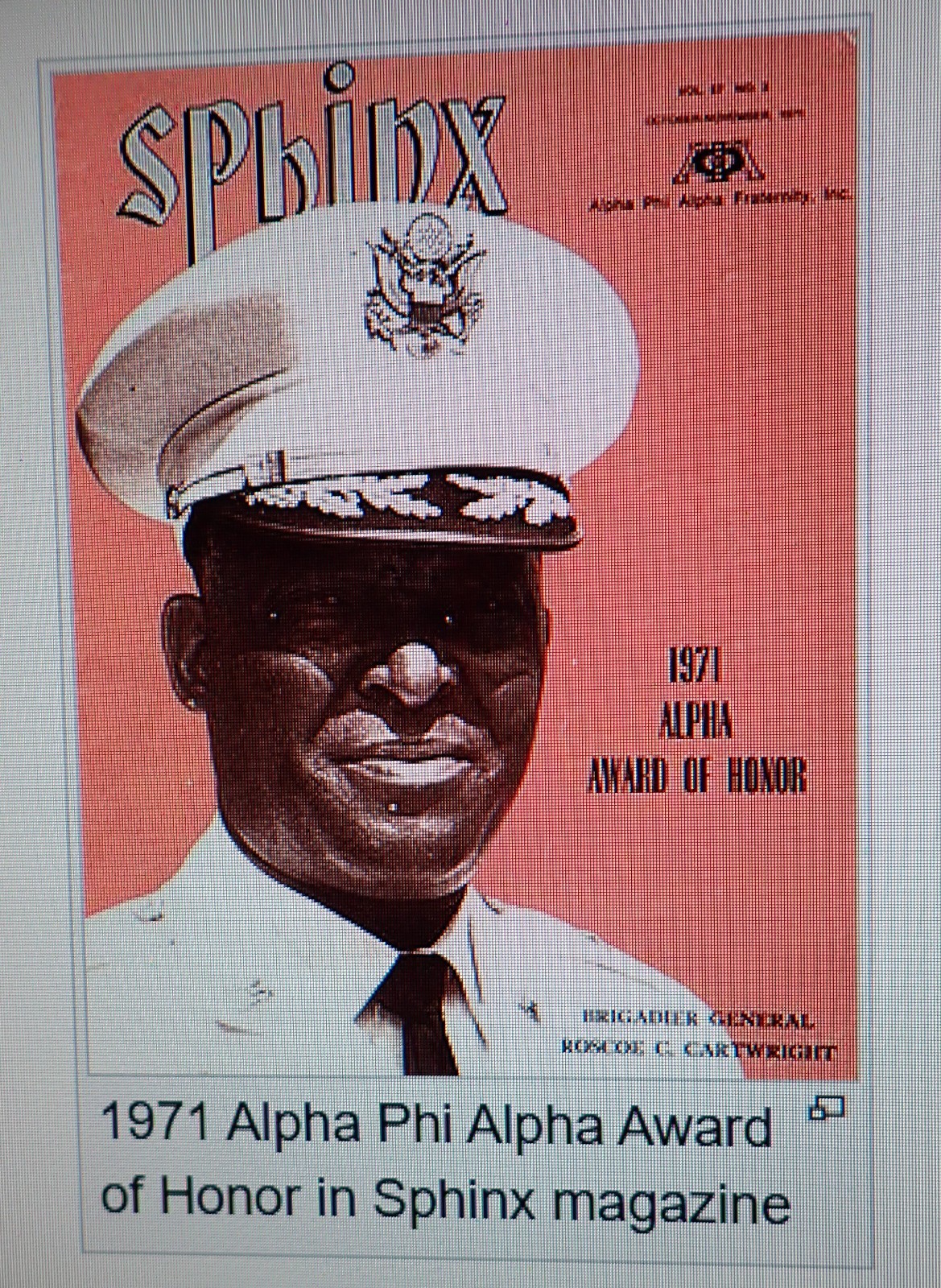 1971 Roscoe Cartwright African American U.S Army Brigadier General SIGNED LETTER