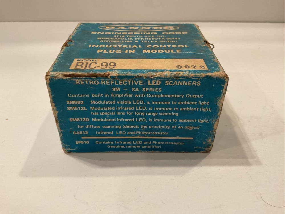 Banner BIC-99/ BIC99 COUNTER MODULE - NEW
