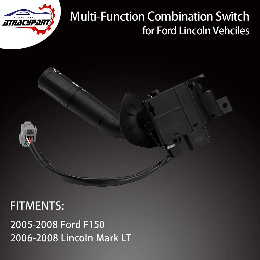 Turn Signal Wiper Dimmer Combination Multi-Function Switch | for 2005-2008 Ford