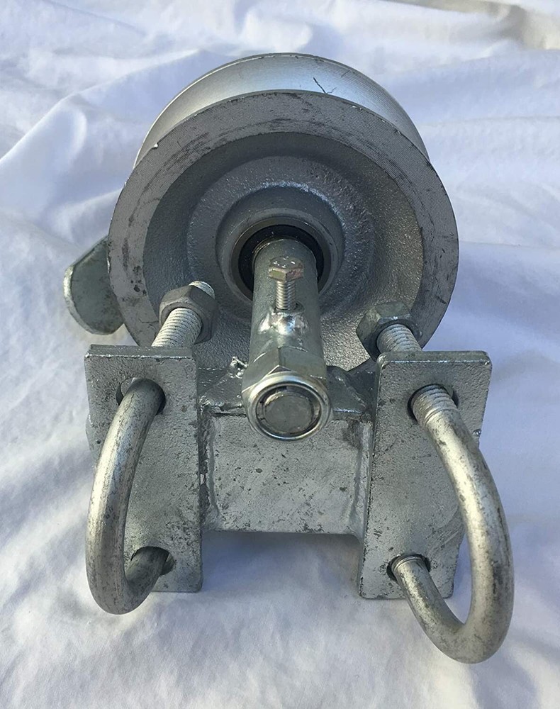 Heavy Duty 1-5/8" Pipe Track Wheels Rollers for Chain Link Sliding Gate Frame